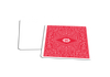Copag 310 SLIMLINE Face-Off Red Poker Size Regular Index True Linen B9 Finish Single Deck
