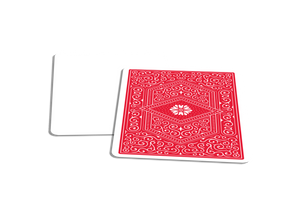 Copag 310 SLIMLINE Face-Off Red Poker Size Regular Index True Linen B9 Finish Single Deck