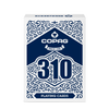 Copag 310 SLIMLINE Blue Poker Size Regular Index True Linen B9 Finish Single Deck