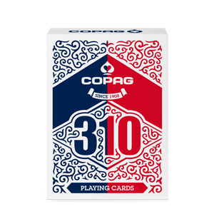 Copag 310 SLIMLINE Double Back Poker Size Regular Index True Linen B9 Finish Single Deck