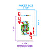 Copag 1546 Neoteric Poker Size Jumbo Index Playing Cards (Pink Yellow)