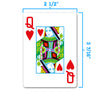Copag 1546 100% Plastic Playing Cards - Standard Size (Poker) Jumbo Index Orange/Brown Double Deck Set