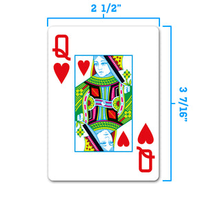 Copag 1546 100% Plastic Playing Cards - Standard Size (Poker) Jumbo Index Orange/Brown Double Deck Set