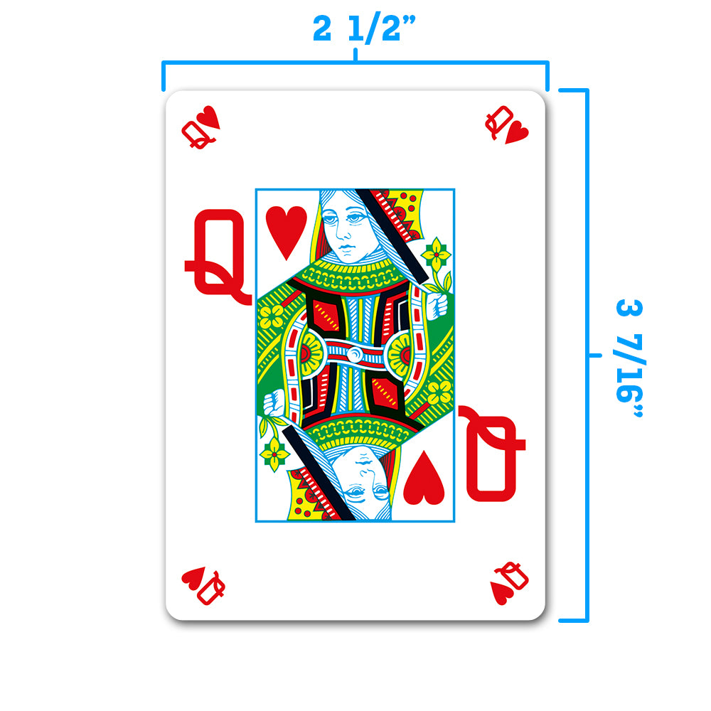 Peek Index Poker Size